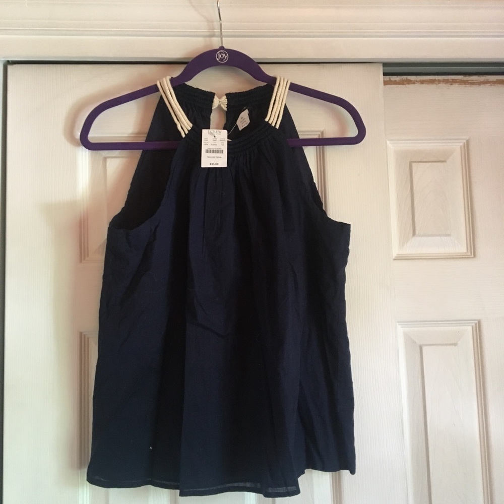 NWT jcrew original sailor navy tank